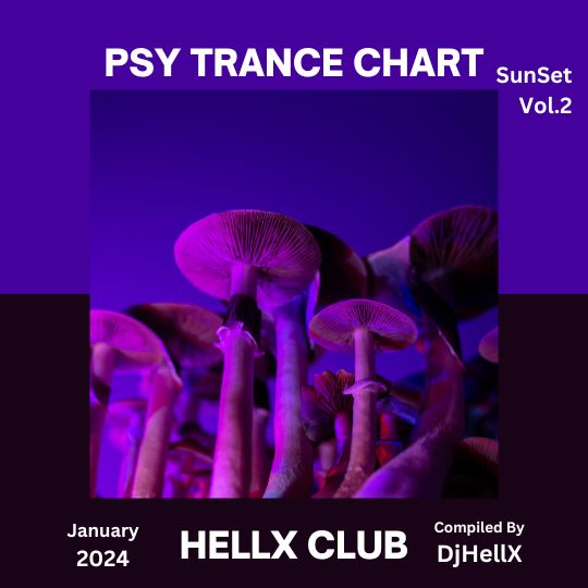 Psy Trance Chart (SunSet Version) - January 2024 Vol.2